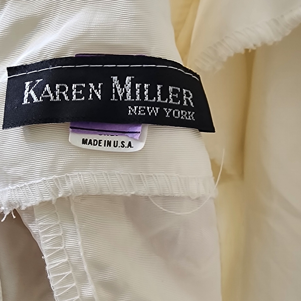 Karen‎ Millen Elegant Cream Lace Dress, Size Small. - Picture 10 of 13